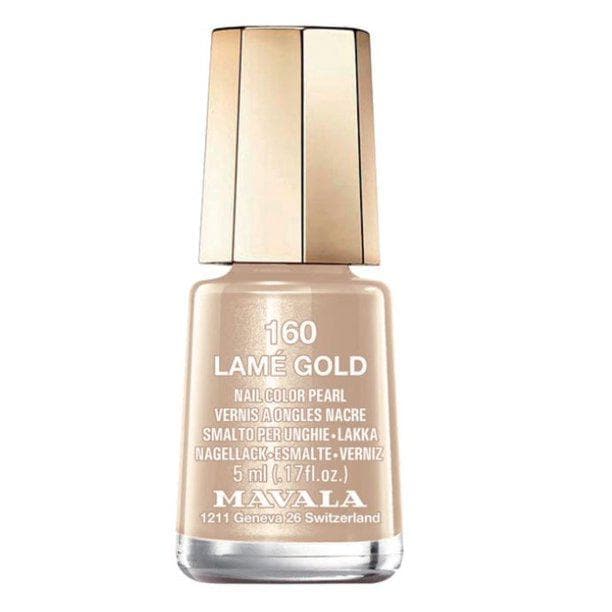 Mavala Mini Color Nail Color Cream 5ml Color 160 Lame Gold