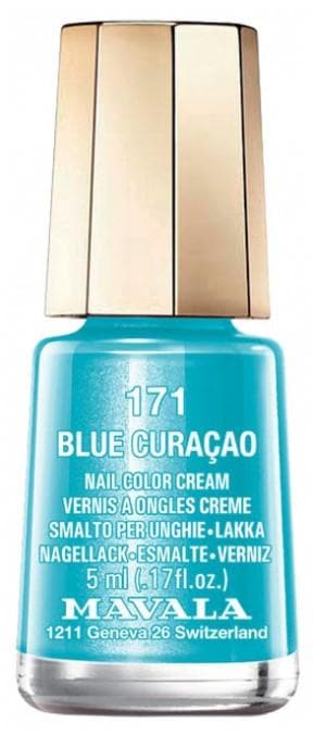 Mavala Mini Color Nail Color Cream 5ml Colour: 171: Blue Curaçao
