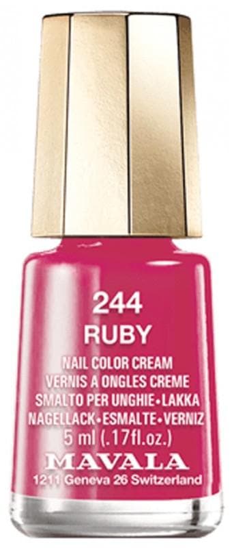Mavala Mini Color Nail Color Cream 5ml Colour: 244: Ruby