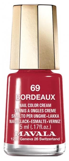 Mavala Mini Color Nail Color Cream 5ml Colour: 69: Bordeaux