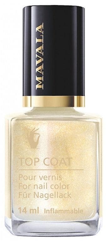 Mavala Top Coat for Nail Color 14ml Colour: Gold Star