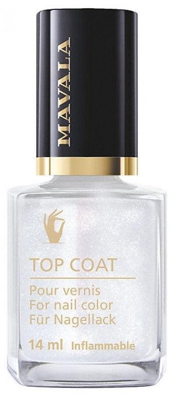 Mavala Top Coat for Nail Color 14ml Colour: Silver Star