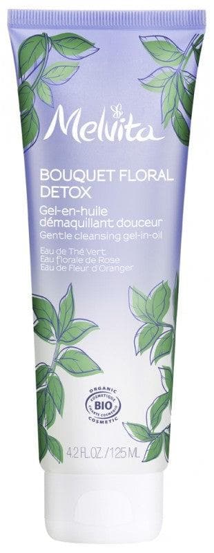 Melvita Floral Bouquet Detox Organic Gentle Cleansing Gel-in-Oil 125 ml
