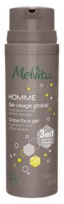 Melvita - Men 3 in 1 Global Face Gel 50ml