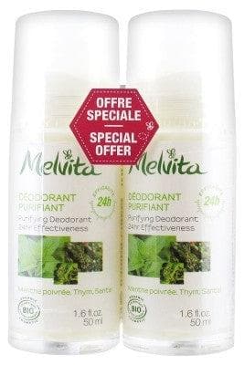 Melvita - Purifying Deodorant Organic 2 x 50ml