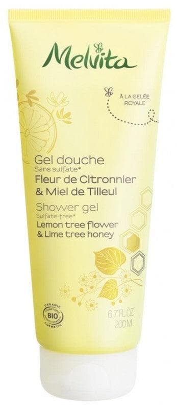 Melvita Shower Gel Lemon Tree Flower & Lime Tree Honey 200ml
