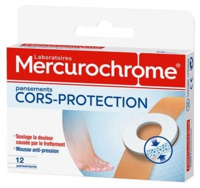 Mercurochrome - Corns Protection 12 Plasters