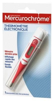 Mercurochrome - Electronic Thermometer with Flexible Probe