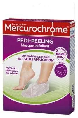 Mercurochrome - Pedi-Peeling Exfoliating Mask 1 Pair