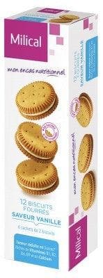 Milical - 12 Dietetic Filled Biscuits - Flavour: Vanilla