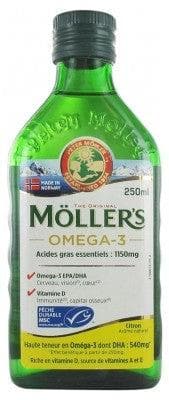 Möller's - Omega 3 Cold Liver Oil Lemon Flavor 250ml