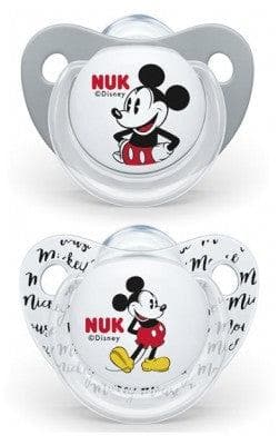NUK - 2 Silicon Soothers Disney Baby 6-18 Months