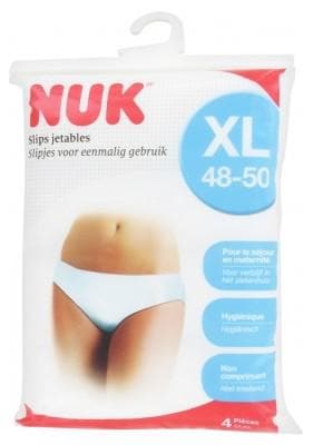 NUK - Disposable Panties 4 Pieces - Size: XL (48-50)