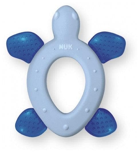 NUK Refrigerating Teething Ring Turtle 3 Months and + Colour: Blue