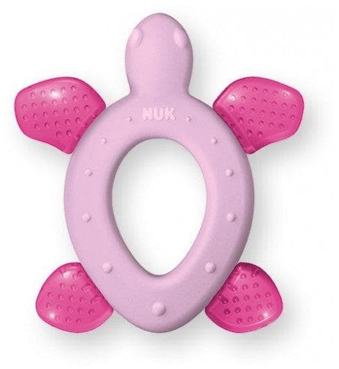 NUK Refrigerating Teething Ring Turtle 3 Months and + Colour: Pink