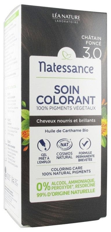 Natessance Coloring Care 150ml Hair Colour: Dark Brown 3.0