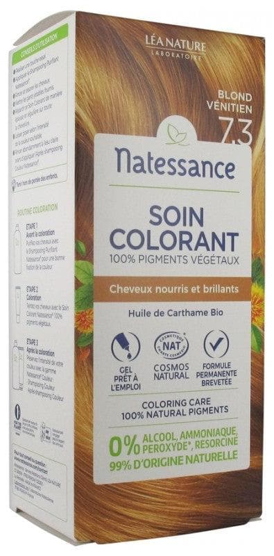 Natessance Coloring Care 150ml Hair Colour: Strawberry Blonde 7.3