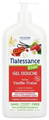 Natessance - Kids Vanilla Strawberry Shower Gel 500ml