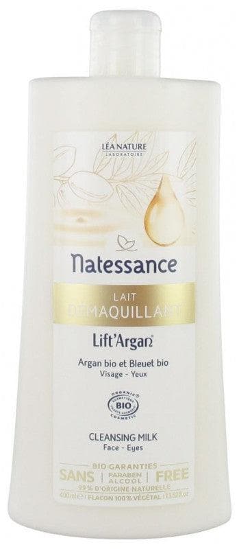 Natessance Lift'Argan Organic Cleansing Milk Face & Eyes 400ml