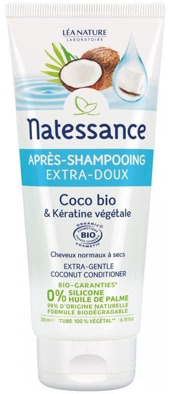 Natessance Organic Extra-Gentle Coconut and Vegetable Keratin Conditioner 200ml