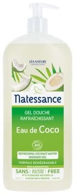 Natessance - Organic Refreshing Shower Gel Coconut Water 1L