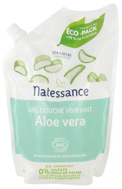 Natessance Organic Revitalizing Aloe Vera Shower Gel Refill 650ml