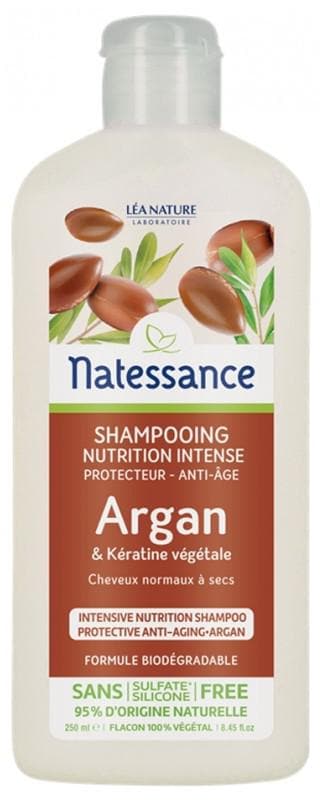 Natessance Shampoo Argan & Botanical Keratin 250ml