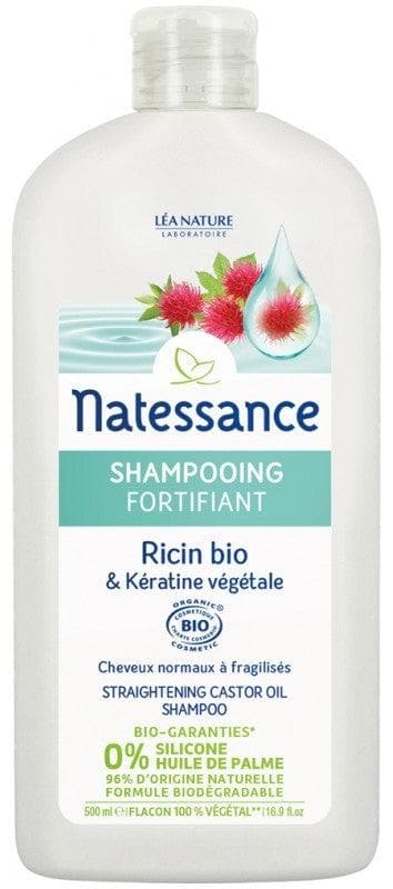 Natessance Straightening Castor Oil and Vegetable Keratine Shampoo 500ml