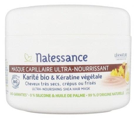 Natessance Ultra-Nourishing Organic Shea & Organic Vegetable Keratin Hair Mask 200ml