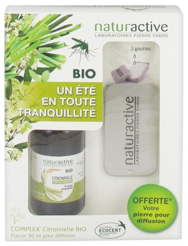 Naturactive Complex' Diffusion Lemongrass Organic 30ml + Diffusion Stone Offered
