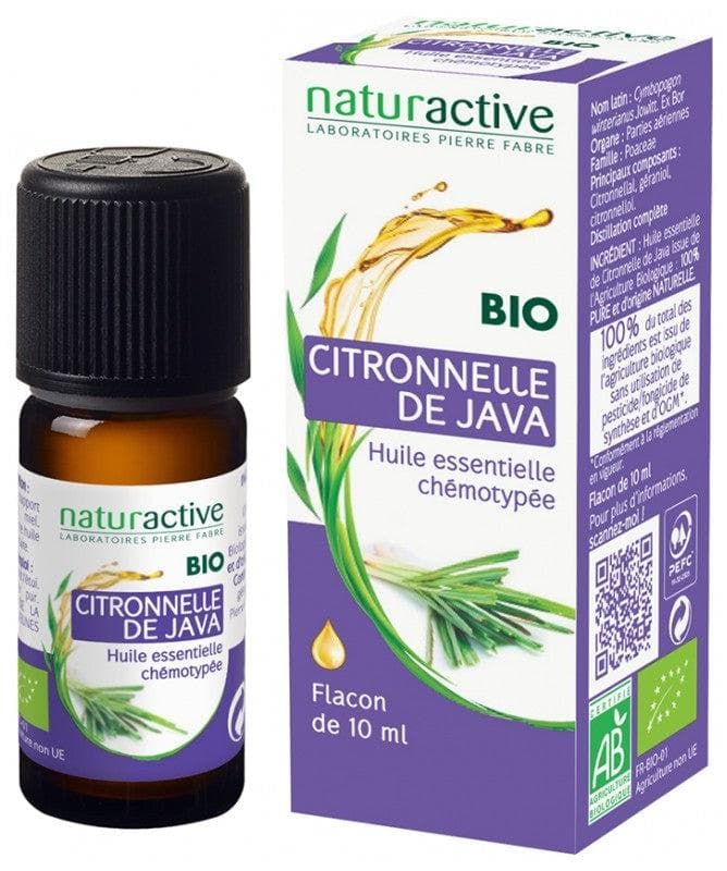 Naturactive Essential Oil Citronella Java (Cymbopogon winterianus) Organic 10ml