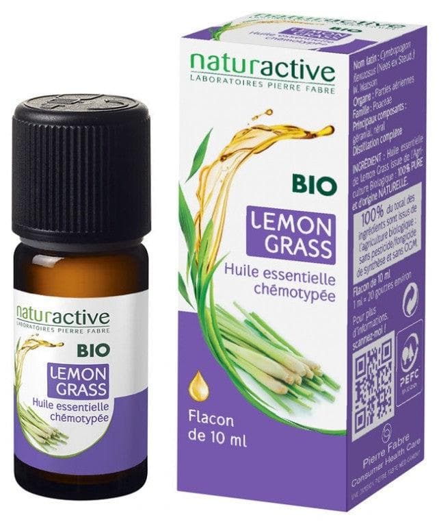 Naturactive Essential Oil Lemongrass (Cymbopogon flexuosus) 10ml