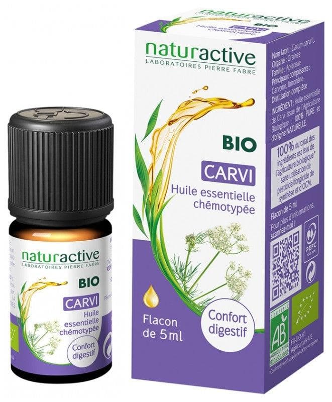Naturactive Organic Essential Oil Caraway (Carum carvi L.) 5ml