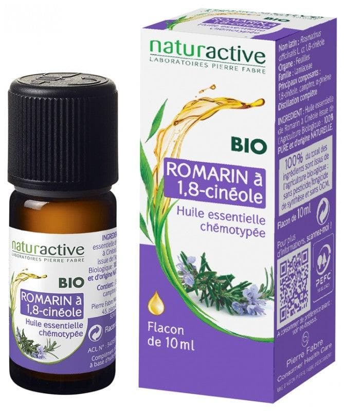 Naturactive Organic Essential Oil Rosemary at 1,8-Cineole (Rosmarinus Officinalis L. ct 1,8-Cineole) 10ml