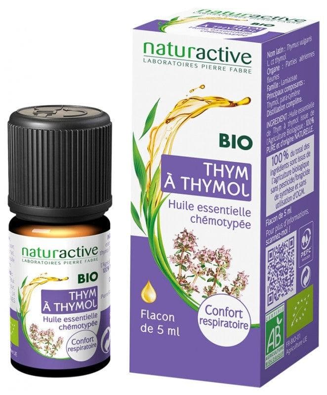 Naturactive Organic Essential Oil Thymol Thyme (Thymus vulgaris L. ct thymol) 5ml