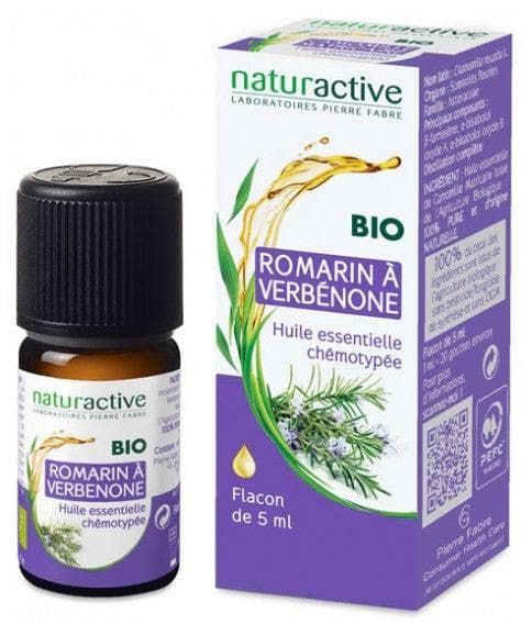 Naturactive Organic Essential Oil Verbenone Rosemary (Rosmarinus officinalis L. ct verbenone) 5ml