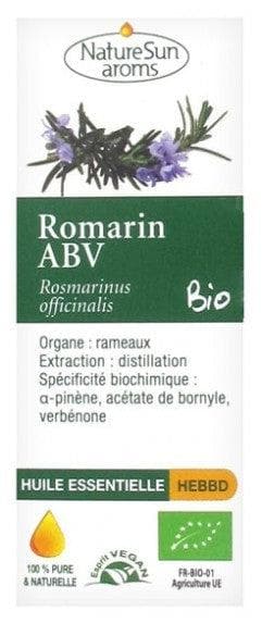 NatureSun Aroms Organic Essential Oil ABV Rosemary (Rosmarinus Officinalis) 10ml
