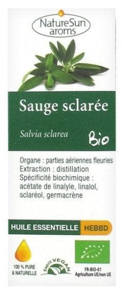 NatureSun Aroms Organic Essential Oil Clary Sage (Salvia sclarea) 10 ml