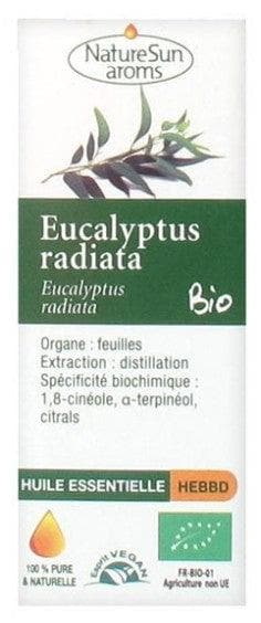 NatureSun Aroms Organic Essential Oil Radiata Eucalyptus (Eucalyptus Radiata) 10ml