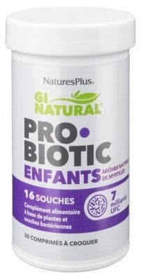 Natures Plus - Gi Natural Probiotic Kids 30 Chewable Tablets