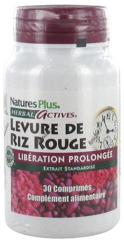 Natures Plus Herbal Actives Red Yeast Rice Extended Release 30 Tablets