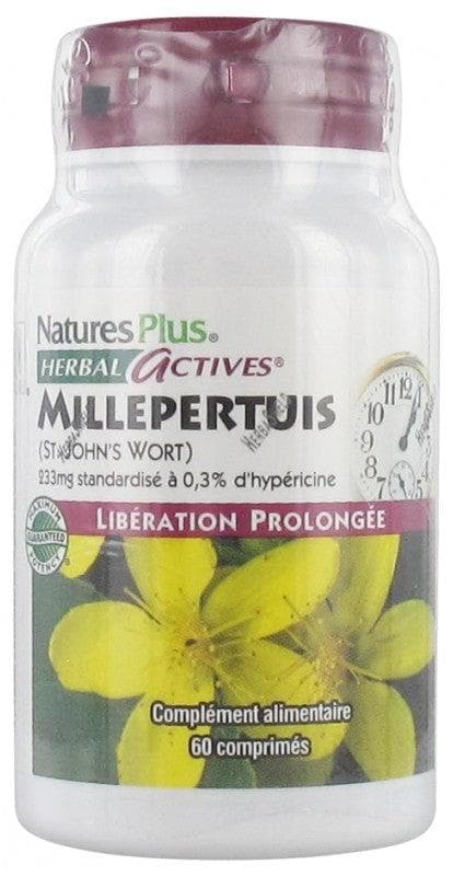 Natures Plus Herbal Actives St. John's Wort Extended Release 60 Tablets