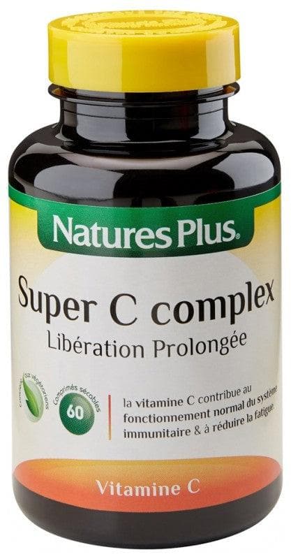 Natures Plus Super C Complex Extended Release 60 Scored Tablets