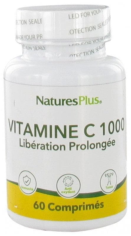 Natures Plus Vitamin C 1000 Extended Release 60 Breakable Tablets
