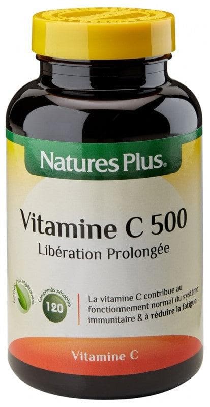 Natures Plus Vitamin C 500 Extended Release 120 Scored Tablets