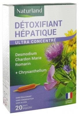 Naturland - Hepatic Detoxifier 20 Drinkable Phials of 10ml