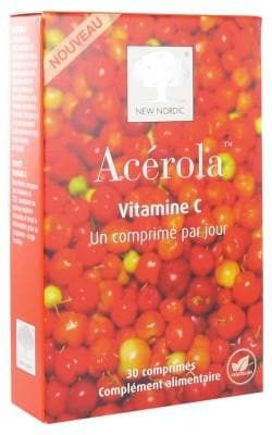 New Nordic - Acerola Vitamin C 30 Tablets