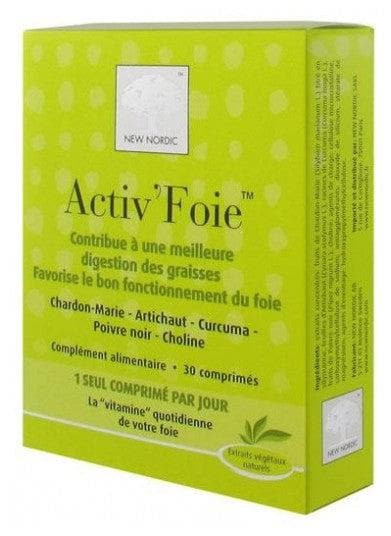 New Nordic Activ'Foie 30 Tablets