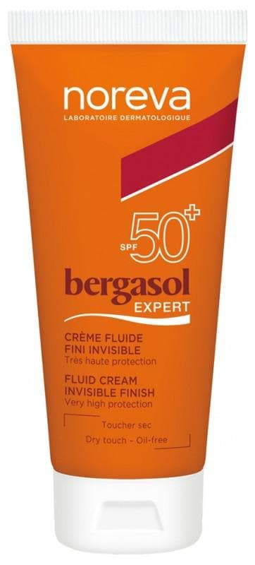 Noreva Bergasol Expert Fluid Cream Invisible Finish SPF50+ 50ml