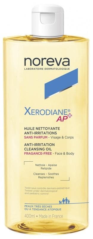 Noreva Xerodiane AP+ Lipid-Replenishing Cleansing Oil Fragrance Free 400ml
